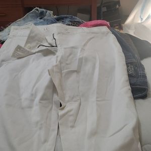 White dress pants